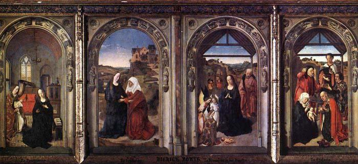 Dieric Bouts Triptych of the Virgin china oil painting image